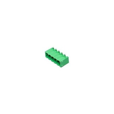 Fci Pluggable Terminal Blocks Oq 5.0 6P Green at Logo Close Right Angle Nl66 OQ06715100J0G